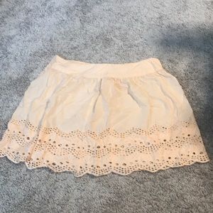 Pink-cream skirt